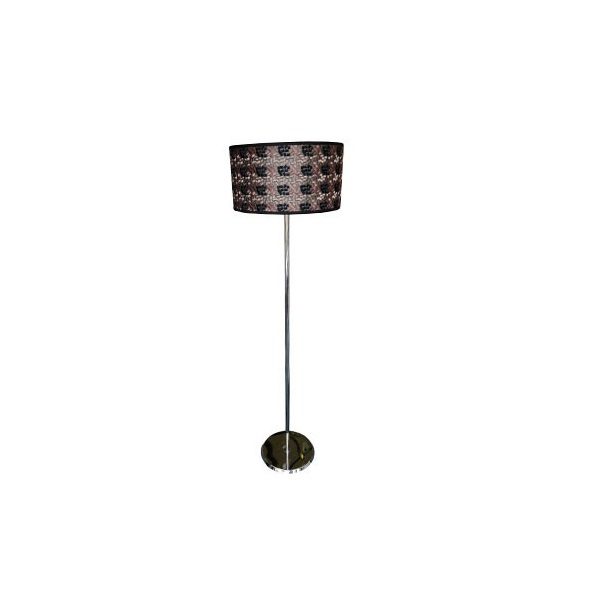 Libra Black Pattern Floor Lamp